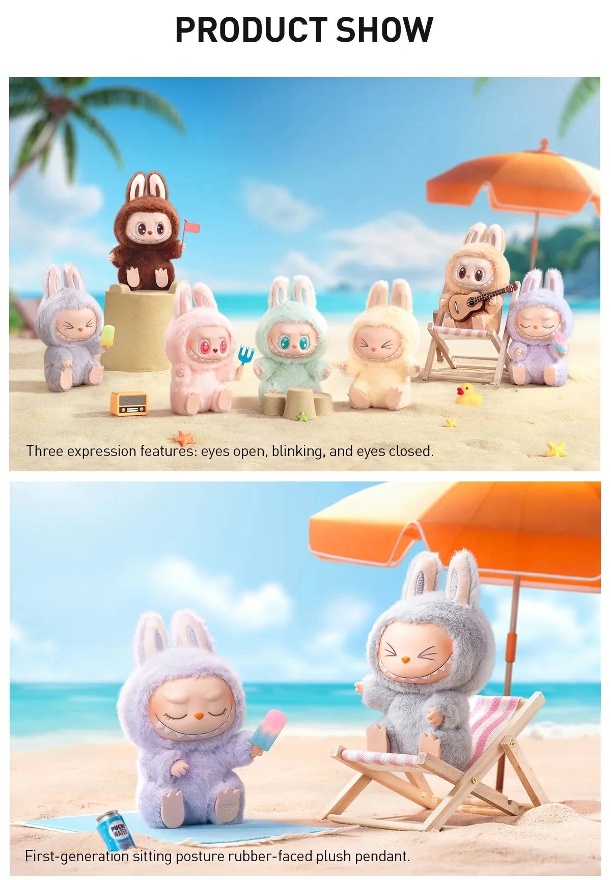 Labubu V2 THE MONSTERS- Have a Seat Vinyl Plush