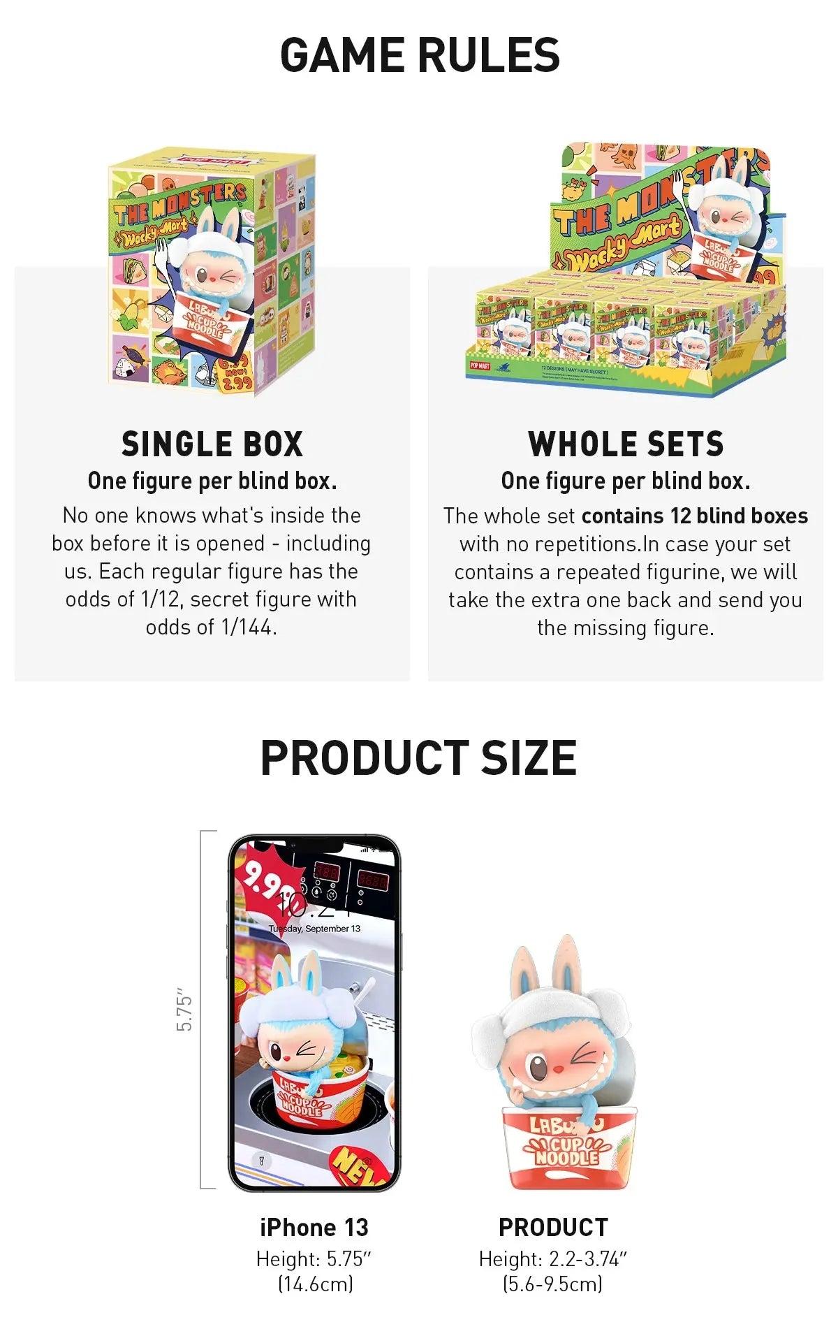 THE MONSTERS - Wacky Mart Series Blind Box Figures