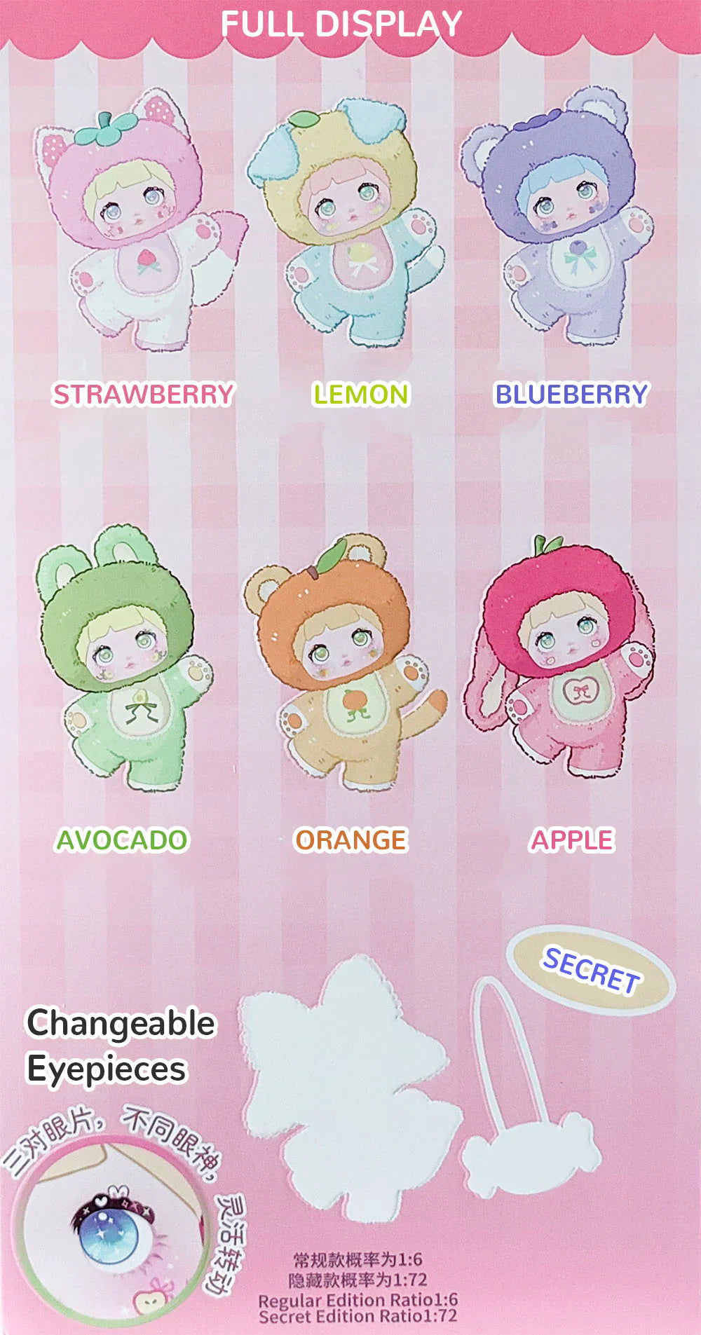 Nommi-V3 Interesting Fruits Series Plush