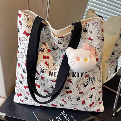 Hello kitty Tote bags with Charm