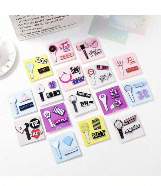 Kpop Enamel Pins