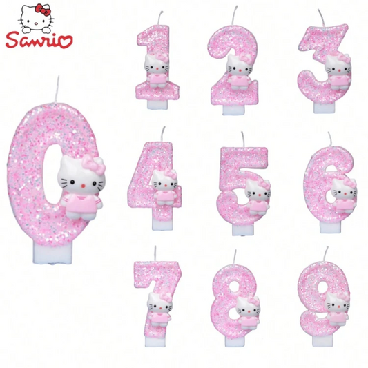 hello kitty birthday candle