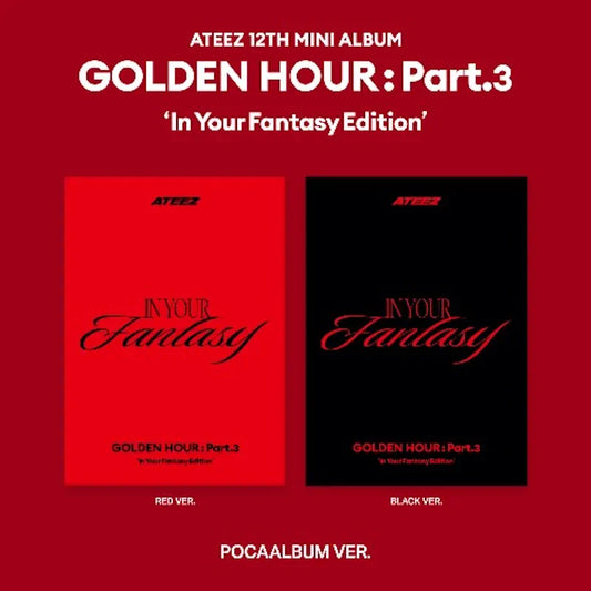 ATEEZ - 12th Mini Album [GOLDEN HOUR : Part.3 'In Your Fantasy Edition'] (POCAALBUM) Random
