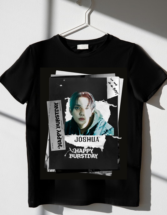 Joshua - Seventeen Happy Burstday Tshirt