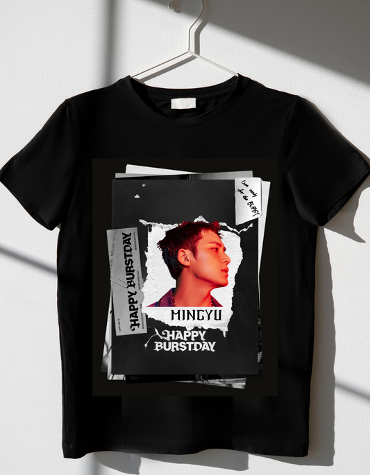 Mingyu - Seventeen Happy Burstday Tshirt