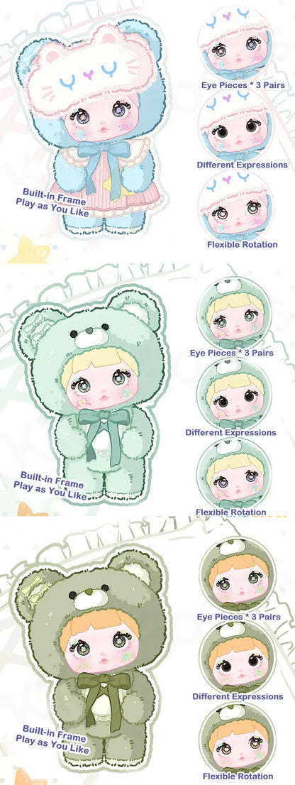 NOMMI 400% - Good Night Bear Plush Series