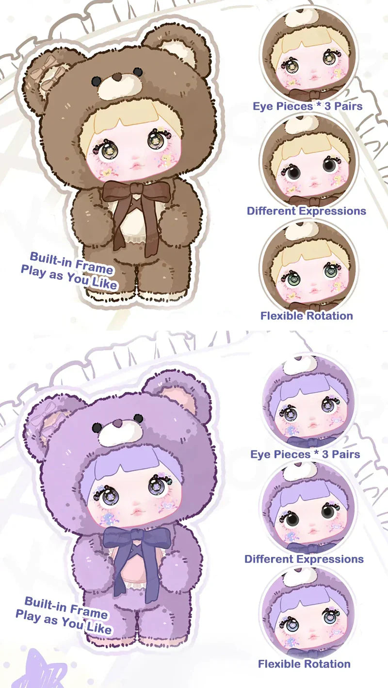 NOMMI 400% - Good Night Bear Plush Series