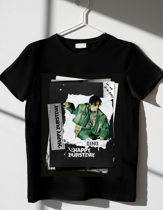 Dino - Seventeen Happy Burstday Tshirt