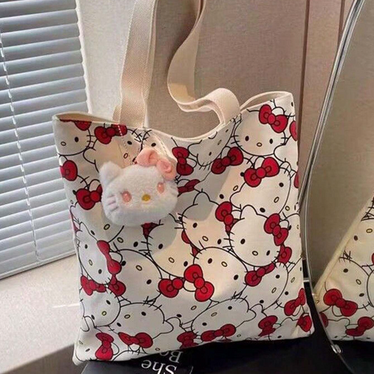 Hello kitty Tote bags with Charm
