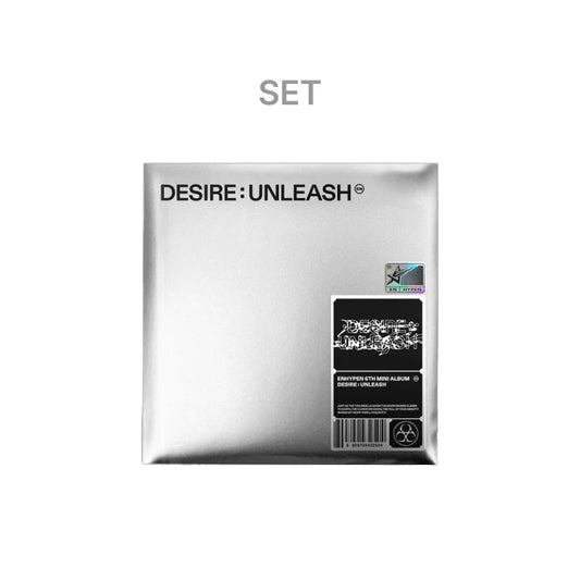 ENHYPEN - DESIRE : UNLEASH 6TH MINI ALBUM WEVERSE SHOP GIFT ENGENE VER SET