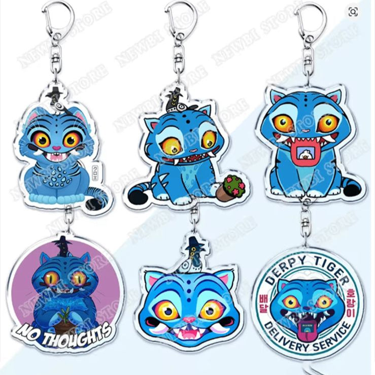 Kpop Demon Hunters -Derpy Keyring (3pcs random)