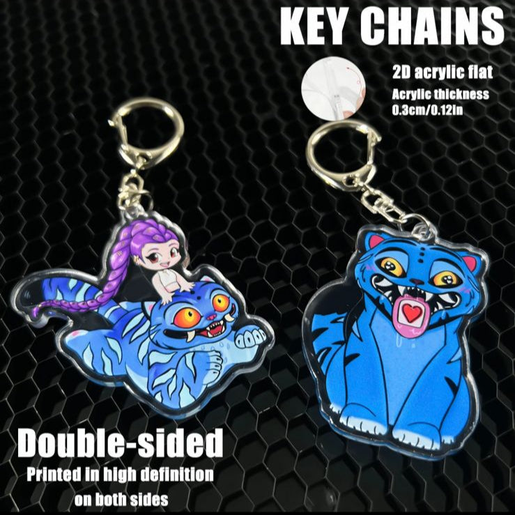 Kpop Demon Hunters -Rumi & Derpy Keyring
