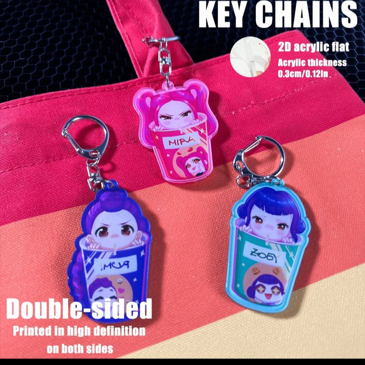 Kpop Demon Hunters- Huntrix Keyring