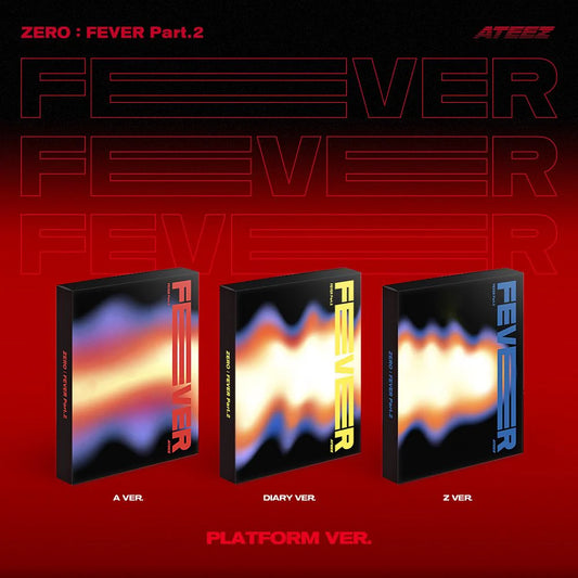 ATEEZ - ZERO : FEVER PART.2 6TH MINI ALBUM PLATFORM SET